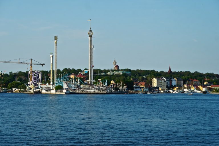 Stockholm is composed of many islands, including Scansen, home to museums and a fabulous amusement park seen above.
